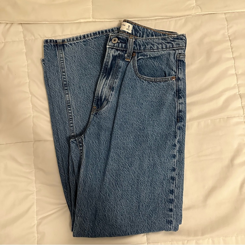 Abercrombie and Fitch Loose High Rise Jeans